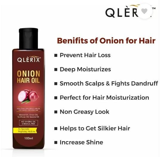 Onion Anti Hair Fall With Hair Growth Hair Oil�100 ml (Pack of 2)